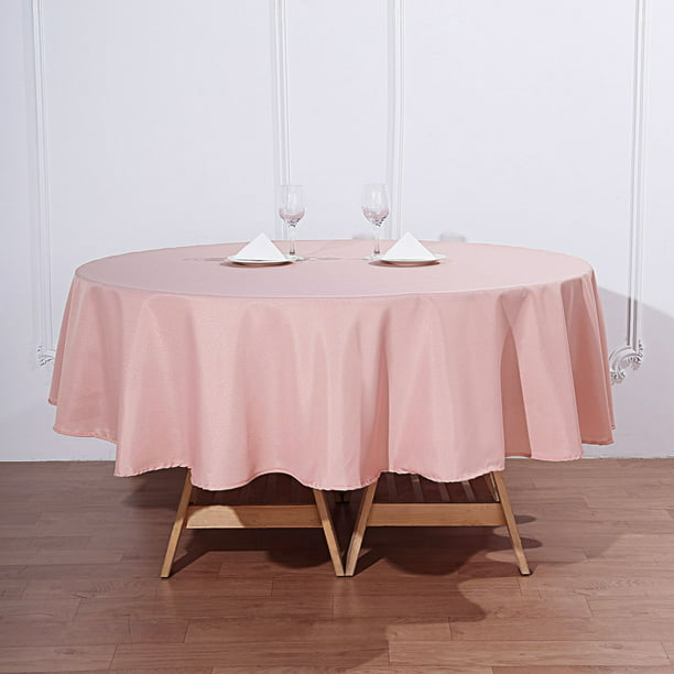 90" ROUND 100% Polyester Tablecloths Wedding High Quality Dinner Party Linens